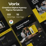 Vorix – Creative Digital Agency Figma Template