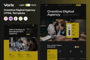 Mua Vorix - Creative Digital Agency HTML Template giá rẻ