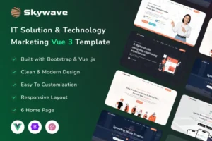 Mua Vue 3 IT Solution & Technology Marketing - Skywave giá rẻ
