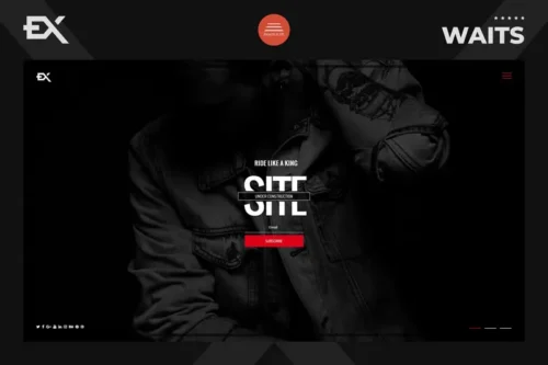 Mua Waits - Responsive Coming Soon Page giá rẻ