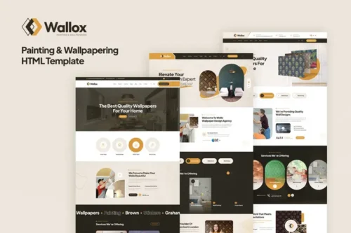 Mua Wallox - Painting & Wallpapering HTML Template giá rẻ