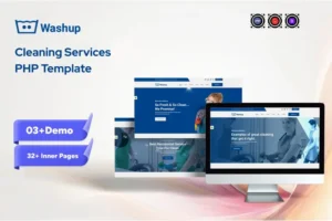 Mua Washup – Cleaning Services PHP Template giá rẻ