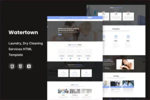 Mua Watertown : Dry Cleaning Services HTML Template giá rẻ