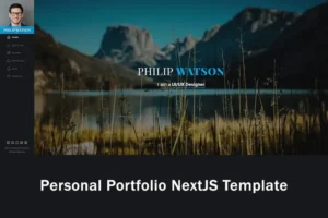 Mua Watson - Personal Portfolio React NextJS Template giá rẻ