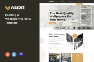 Mua Wazors - Painting & Wallpapering HTML Template giá rẻ