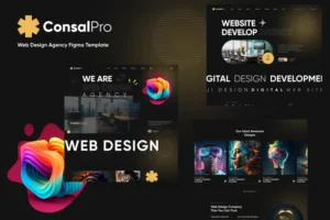 Mua Web Design Agency Figma Template giá rẻ