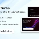 Web Templates Tailwind Features HTML Section