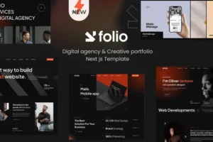 Mua Webfolio - Creative Portfolio Next-js Template giá rẻ