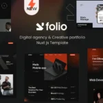 Webfolio – Creative Portfolio Nuxt-js Template