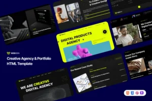 Mua Webgen - Creative Agency & Portfolio HTML Template giá rẻ
