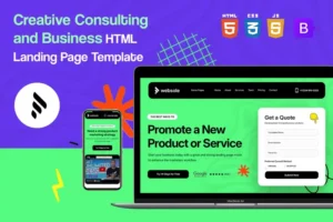 Mua Websole - Creative and Business HTML Landing Page giá rẻ