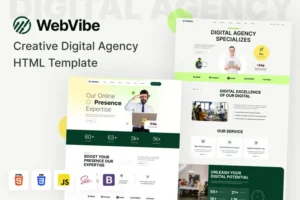 Mua WebVibe - Creative Digital Agency HTML Template giá rẻ