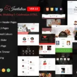 Wedding Event – Wedding Invitation HTML Template