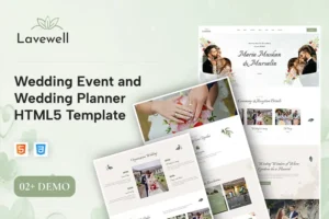 Mua Wedding Planner and Photography HTML5 Template giá rẻ
