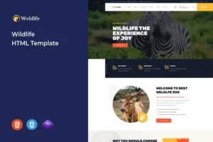 Mua Weldlfe - Wildlife HTML Template giá rẻ