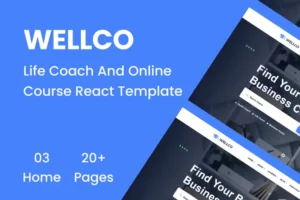 Mua Wellco - Coach Online Courses Nextjs Template giá rẻ