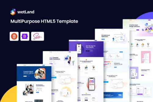 Mua Wetland - MultiPurpose HTML5 Template giá rẻ