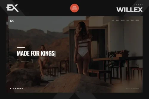 Mua Willex - Photography Portfolio Template giá rẻ