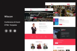 Mua Wiscon - Conference & Event HTML Template giá rẻ