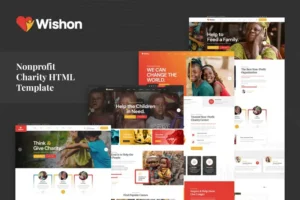 Mua Wishon - Non Profit Charity HTML Template giá rẻ