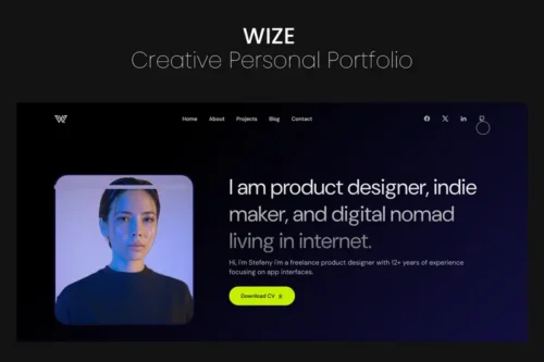 Mua Wize - Creative Personal Portfolio giá rẻ