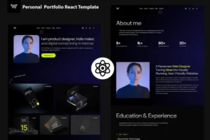 Mua Wize - Personal Portfolio React Template giá rẻ