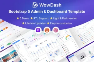 Mua WowDash - Bootstrap Admin Dashboard HTML Template giá rẻ