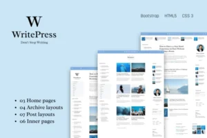 Mua WritePress - Simple Minimal Personal Blog Template giá rẻ