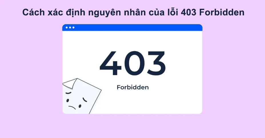 nguyên nhân của lỗi 403 Forbidden
