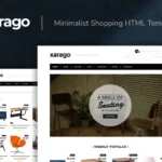 Xarago – Minimalist Shopping HTML Template