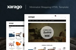 Mua Xarago - Minimalist Shopping HTML Template giá rẻ