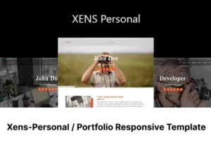 Mua Xens-Personal / Portfolio Responsive Template giá rẻ