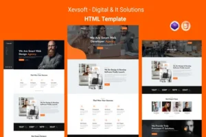 Mua Xevsoft - Digital & It Solutions HTML Template giá rẻ