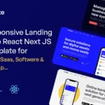 Xmoze – React Next JS Landing Page Template