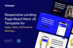 Mua Xmoze - React Next JS Landing Page Template giá rẻ
