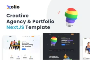 Mua Xolio -Creative Agency & Portfolio NextJS Template giá rẻ