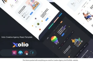 Mua Xolio - Creative Agency & Portfolio React Template giá rẻ