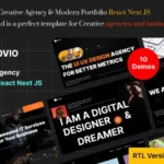 Xpovio- Digital Agency React Next Js + RTL