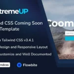 XtremeUP – Tailwind CSS Coming Soon HTML Template
