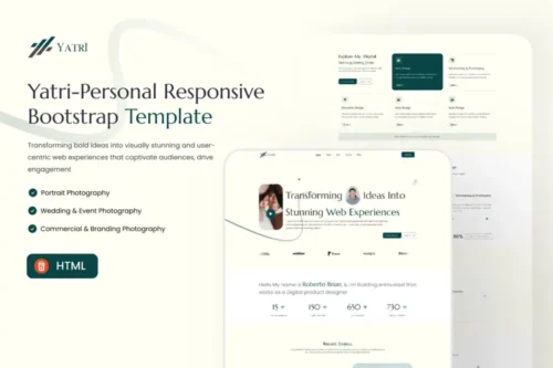 Mua Yatri-Personal Responsive Bootstrap Template giá rẻ