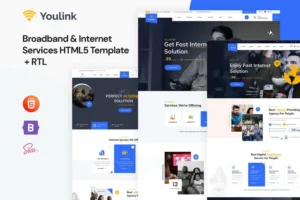 Mua Youlink - Broadband & Internet Services Template giá rẻ