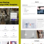 Yuafa – Easy Startup Landing Page Template