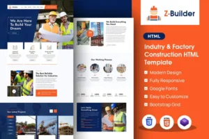 Mua Z-Builder | Construction Elementor HTML Template giá rẻ