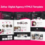 Zefxa- Digital Agency HTML5 Template
