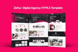 Mua Zefxa- Digital Agency HTML5 Template giá rẻ