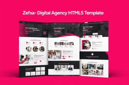 Mua Zefxa- Digital Agency HTML5 Template giá rẻ