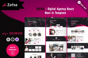 Mua Zefxa- Digital Agency React Next Js Template giá rẻ
