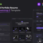 Zelio – Personal Portfolio HTML Bootstrap Template