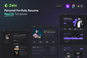 Mua Zelio - Personal Portfolio NextJS React Template giá rẻ