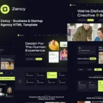 Zency – Business & Startup Agency HTML Template